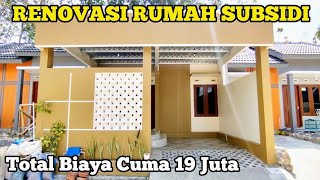 RENOVASI RUMAH SUBSIDI TERAS MINIMALIS MODERN [upl. by Nail]