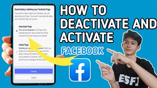 How to DEACTIVATE and ACTIVATE Facebook Account in 2023 PAANO MAG DEACTIVATE AT ACTIVATE NG FB [upl. by Pulling]