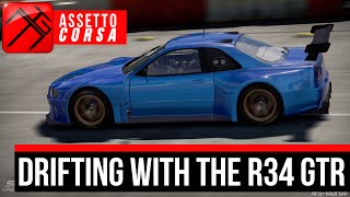 Assetto Corsa R34 Drifting [upl. by Eixela685]