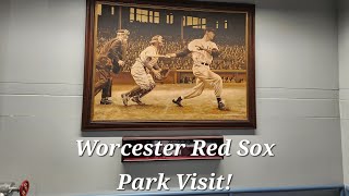 Trip to Worcester Red Sox AAA game Its Cold [upl. by Wolcott]