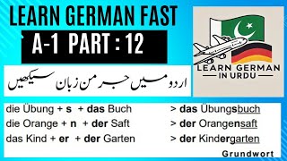 Mastering German Nouns Plurals amp Compounds Simplified [upl. by Llerral]