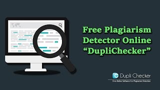 Free plagiarism detector online DaupliChecker  video tutorial by TechyV [upl. by Juxon]