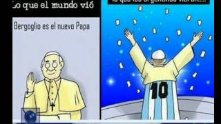 Las fotos argentas del Papa  Telefe Noticias [upl. by Urson190]