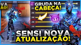 SAIU a MELHOR SENSIBILIDADE para SUBIR CAPA no FREE FIRE na NOVA ATUALIZAÇÃO 🔥  DPI FF  BOTÃO [upl. by Lexy948]