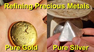 Refining Precious Metals To Pure Gold amp Silver [upl. by Diella]