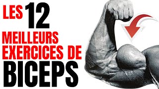 LES 12 MEILLEURS EXERCICES DE BICEPS   Certains JAMAIS VUE [upl. by Yrtneg583]