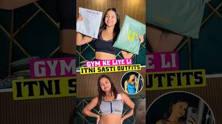 Gym Ke Liye Li Itni Sasti Outfits 😍 minivlog sonadey mukulsona gym [upl. by Nayr]