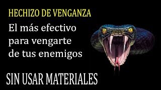 Hechizo de venganza muy efectivo sin usar ningún material [upl. by Ettenotna240]