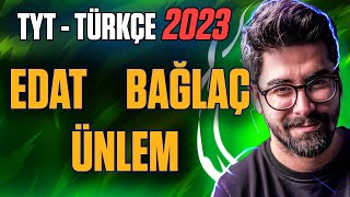 Sözcük Türleri  Edat amp Bağlaç amp Ünlem TYT Türkçe Konuları  2023 [upl. by Naivat707]