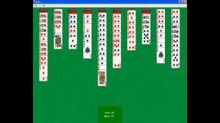 How To Beat Spider Solitaire  NO UNDO  Advanced Difficulty [upl. by Philps]