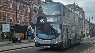 HD WS Transdev Keighley Bus Company 2423 BD11 CEJ On The Aireline 60 [upl. by Maud36]