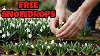 The EASIEST way to propagate SNOWDROPS for FREE [upl. by Yawnoc930]