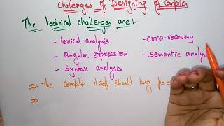 Designing compiler  Challenges  Embedded Systems  Lec29  Bhanu priya [upl. by Hsemin518]