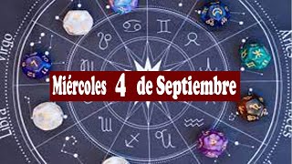 🔮 Predicciones Astrológicas de Hoy  Miércoles 4 de Septiembre [upl. by Clevey900]