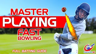 How to play FAST BOWLING  Full Batting Guide [upl. by Cochran]