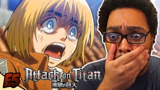 THEY GOT BODIED  Attack on Titan Season 1 Episode 5 REACTION [upl. by Ahsiekan372]