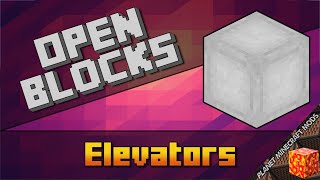 OpenBlocks Elevator Mod 117111221102 Fastest Elevator Ever for Minecraft PC [upl. by Innig]