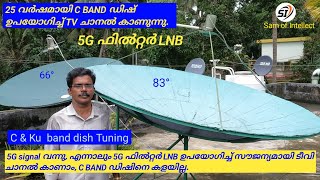 FREE മലയാളം ടീവി ചാനൽC BAND Dish സൗജന്യമായി കാണാവുന്ന ടിവി ചാനലുകൾ 5G വന്നു എന്നാലും കുഴപ്പമില്ല [upl. by Aelram]