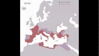 Animated History of the Roman Empire 510 BC  1453 AD [upl. by Musette]