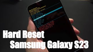 How To Hard Reset Samsung Galaxy S23 [upl. by Atilemrac]