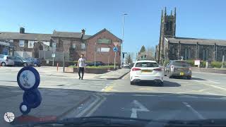 Driving from Burslem  Tunstall to Sandyford StokeonTrent United Kingdom  April 2021 [upl. by Kippie28]