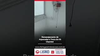 🔥 Remanejamento de Aquecedor e Troca do Kit Chaminé Achecedores KitChaminé manutençãodeaquecedor [upl. by Ahsar]