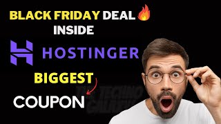 Hostinger Coupon Code💸Hostinger Black Friday Sale 2024💸 [upl. by Grannia]