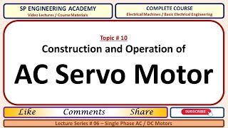 10 Construction and Operation of AC Servo Motor [upl. by Schwerin]