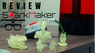 Análise da impressora 3D de resina mais barata do mercado  Sparkmaker [upl. by Ehcram]