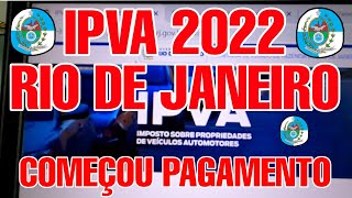 IPVA 2022 RJ COMO PAGAR  COMO EMITIR IPVA 2022 RJ  COMO PARCELAR IPVA 2022 RJ RIO DE JANEIRO [upl. by Anek]