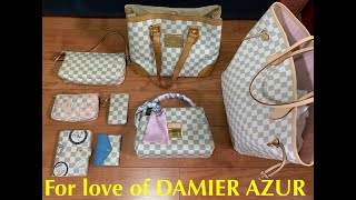 Why I ❤️❤️❤️ the Louis Vuitton Damier Azur [upl. by Ahseyt]