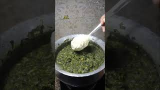 Sarson Saag Recipe  Authentic Punjabi Saag Recipe food [upl. by Epuladaug]