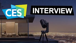 Unistellar Odyssey Smart Telescope Interview at CES 2024 [upl. by Ahsikyt]