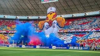 MOSAICO SENSACIONAL DA TORCIDA DO FORTALEZA NO CASTELÃO LEÕES DA TUF 33 ANOS FORTALEZA 3X3 CEARÁ [upl. by Neelyam]