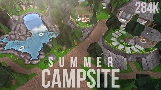 Bloxburg Summer Campsite 284K [upl. by Ahseryt]