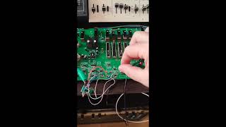 Behringer MS5  Roland SH5 Cutoff CV over Bandpass Filter [upl. by Navonoj568]