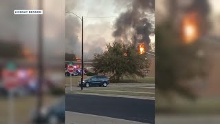 Copperas Cove Fire Department working structure fire at Willow Creek Apartments [upl. by Ecitsuj278]