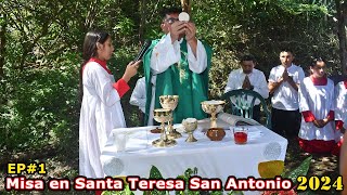 Entronización de Jesús eucaristía EP1 én Santa Teresa San Antonio 2024  Ediciones Mendoza [upl. by Alick]