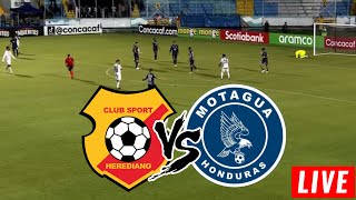 HEREDIANO VS MOTAGUA EN VIVO VUELTA COPA CENTROAMERICANA 2024 [upl. by Findley]