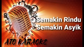 AMELINA  semakin rindu semakin asyik  karaoke [upl. by Nawek]