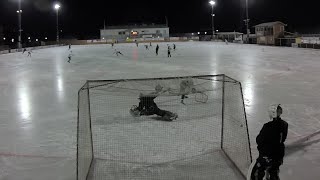 Bandy Goalkeeper Drills on the ice Part 1 [upl. by Matthia]