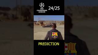 CHAMPIONS LEAGUE 2425 PREDICTION shorts [upl. by Dexter]