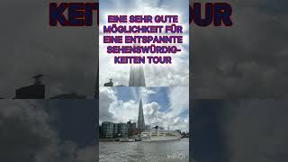 Bootstour auf der Themse in London  eine entspannte Möglichkeit für eine Sehenswürdigkeiten Tour [upl. by Hekker909]