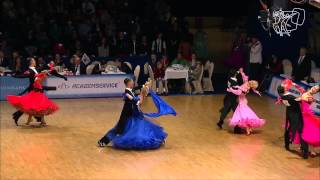 SemiFinal Viennese Waltz  2014 Euro STD  DanceSport Total [upl. by Atikim]