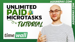 Make Money Online  Timewall Micro Tasks Tutorial [upl. by Suiravaj]