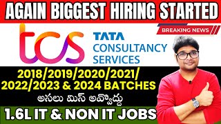 TCS MEGA HIRING 2024  TCS Recruitment 2024  20182024 batches  Job For Freshers  TCS Latest Job [upl. by Codding]