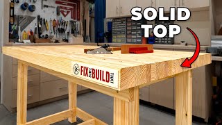 Building a Sturdy Workbench with Cheap Wood [upl. by Jotham]