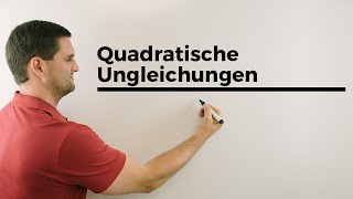 Quadratische Ungleichungen geometrische Übersicht  Mathe by Daniel Jung [upl. by Lisle]