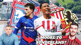 Ipswich vs Sunderland Injury Updates  Moore To Sunderland  shirt giveaway news [upl. by Pilar]