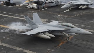 USS Nimitz Conducts Flight Operations [upl. by Jillian]